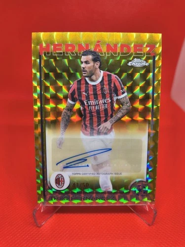 Theo Hernandez 2024 Topps Chrome Gold /50