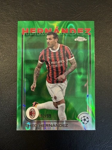 Theo Hernandez 2024 Topps Chrome Sapphire /99