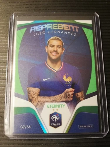 Theo Hernandez 2025 Panini Eternity Bleus Green /50 /50