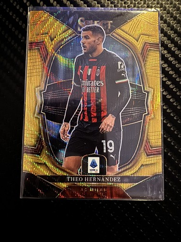 Theo Hernandez 2022 Panini Select Gold Prizm /10