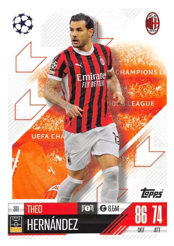 Theo Hernandez 2024 Topps Match Attax UEFA Club Competitions