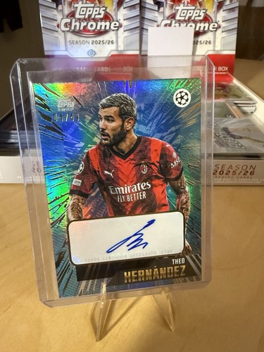 Theo Hernández 2023 Topps Gold UCC Blue /49