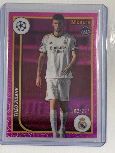 Theo Zidane 2024 Topps Merlin Chrome Gold /275