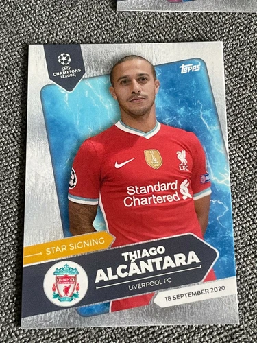 Thiago Alcantara 2020 Topps Champions League