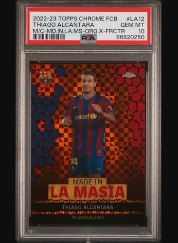 Thiago Alcantara 2022 Topps Chrome /25