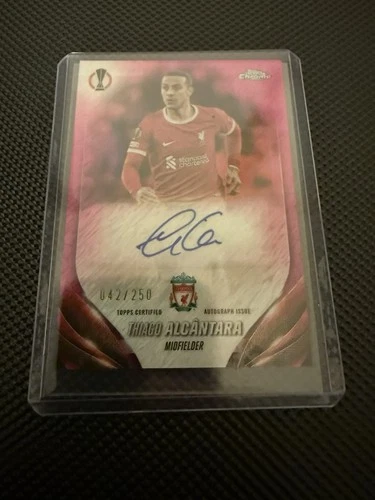 Thiago Alcantara 2023 Topps Chrome Pink /250