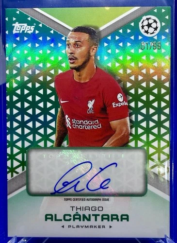 Thiago Alcantara 2022 Topps Chrome UEFA