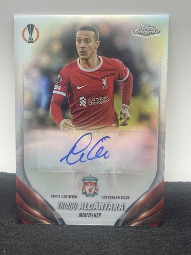 Thiago Alcantara 2023 Topps Chrome UEFA
