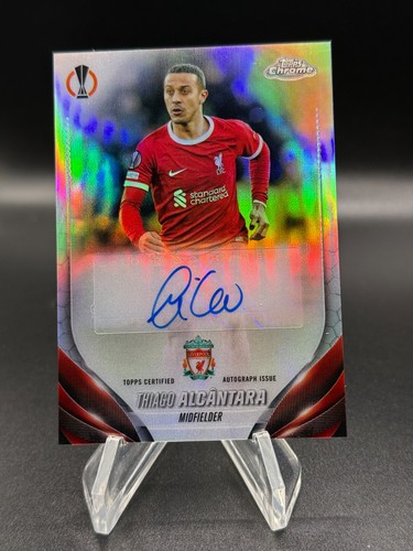Thiago Alcantara 2023 Topps Chrome UEFA Refractor