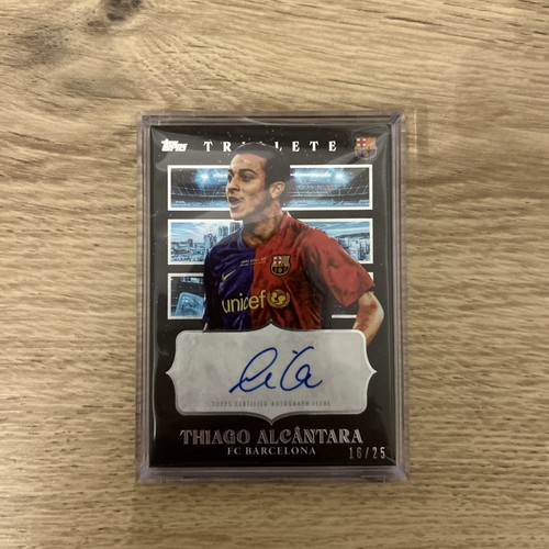 Thiago Alcantara 2008 Topps FC Barcelona Triplete /25