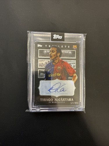 Thiago Alcantara 2008 Topps FC Barcelona Triplete /99