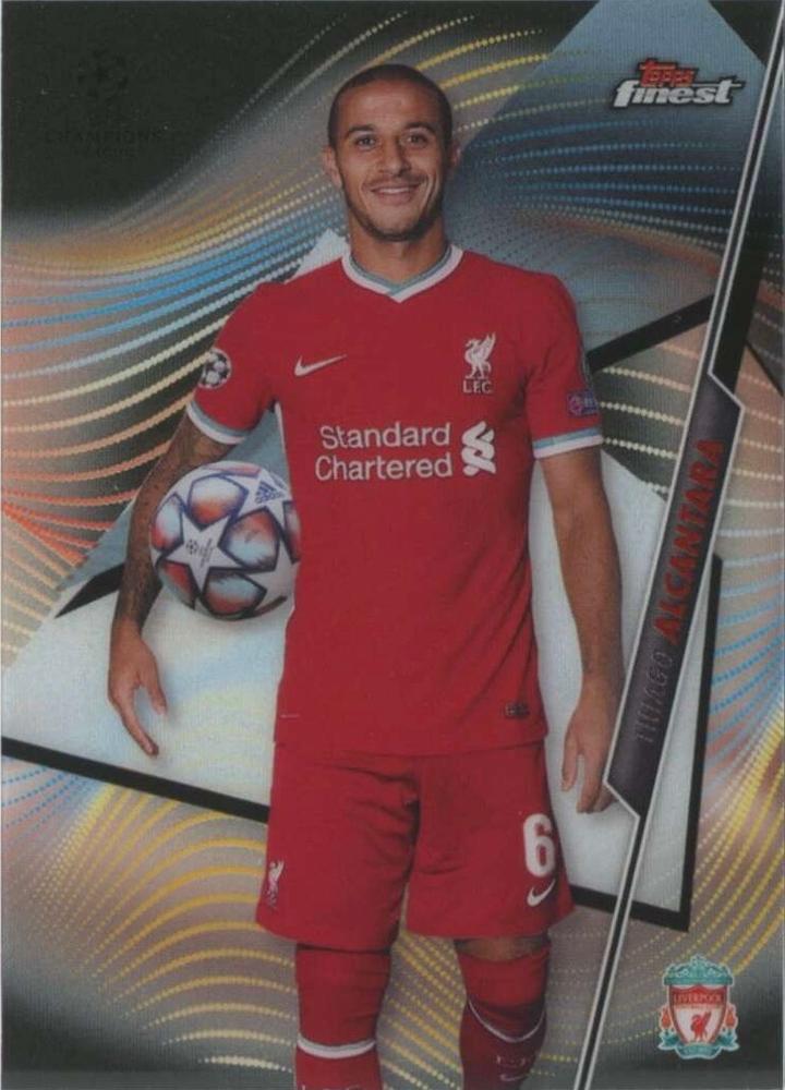 Thiago Alcantara 2020 Topps Finest UEFA 7
