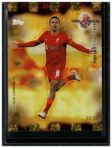Thiago Alcantara 2025 Topps Focus /50