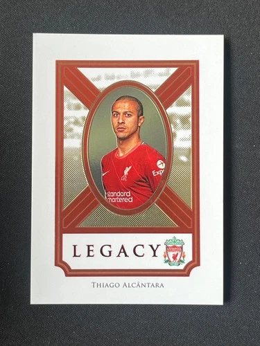 Thiago Alcantara 2022 Panini Futera Liverpool FC Legacy 003/004