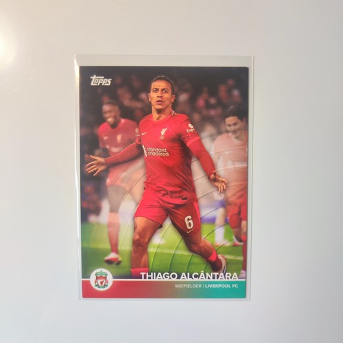 Thiago Alcantara 2021 Topps Liverpool FC Team Set