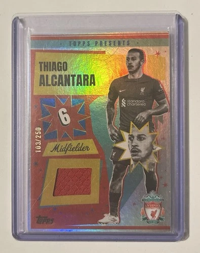Thiago Alcantara 2024 Topps Liverpool FC Team Set /250