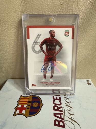 Thiago Alcantara 2022 Topps Liverpool FC Team Set