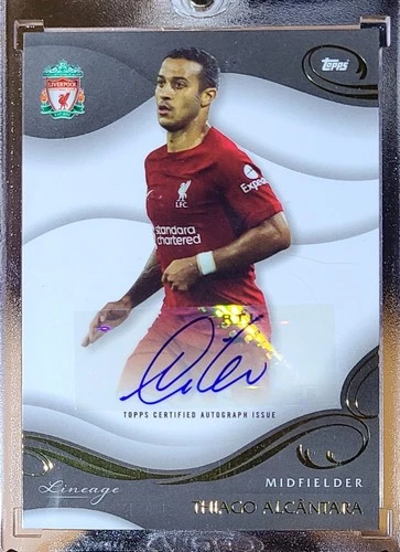 Thiago Alcantara 2022 Topps Liverpool Lineage