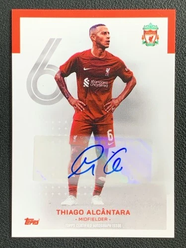 Thiago Alcantara 2022 Topps Liverpool Team Set