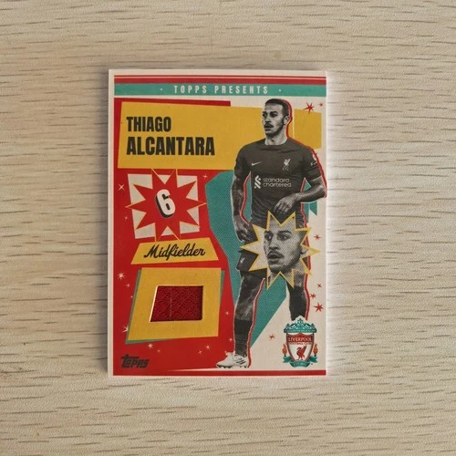 Thiago Alcantara 2024 Topps Liverpool Team Set