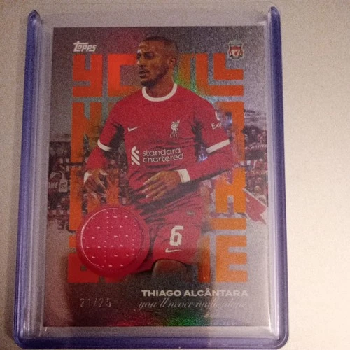 Thiago Alcantara 2023 Topps Match Worn /25
