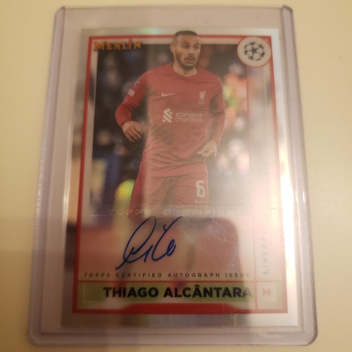 Thiago Alcantara 2022 Panini Merlin Chrome