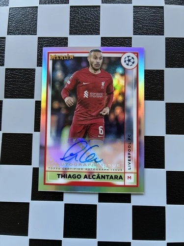 Thiago Alcantara 2022 Topps Merlin Chrome