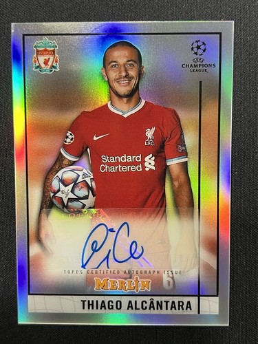 Thiago Alcantara 2021 Topps Merlin Chrome