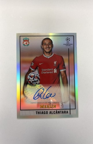 Thiago Alcantara 2020 Topps Merlin Chrome Refractor