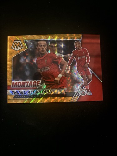 Thiago Alcantara 2021 Panini Mosaic Gold /10