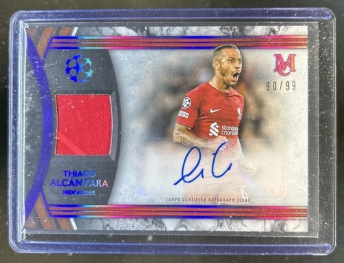 Thiago Alcantara 2022 Topps Museum Amethyst /99