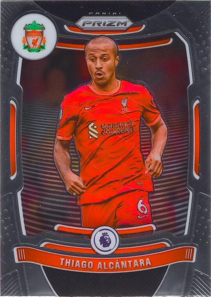 Thiago Alcantara 2021 Panini Prizm Premier League 85