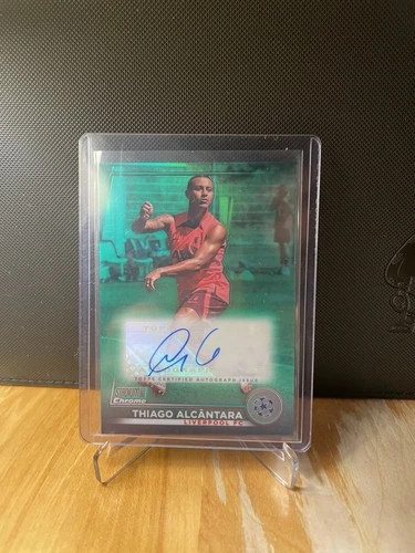Thiago Alcantara 2023 Topps Stadium Club Chrome Green Wave /99