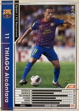 Thiago Alcantara 2011 Panini WCCF #299