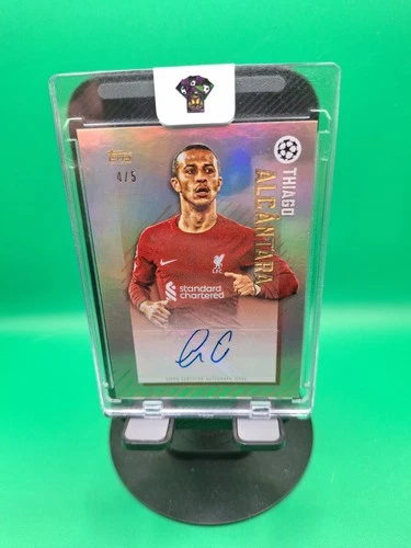 Thiago Alcântara 2022 Topps Chrome Gold /5