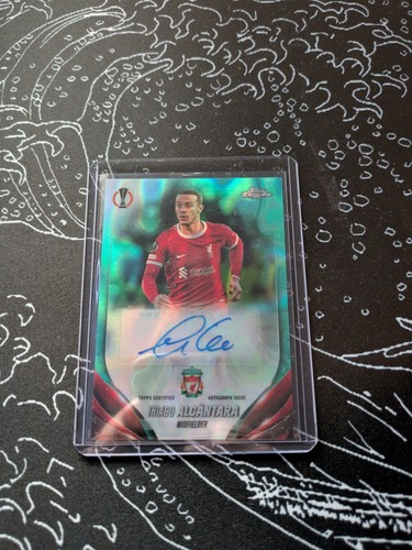 Thiago Alcántara 2023 Topps Chrome Lava Blue