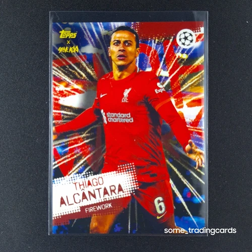 Thiago Alcântara 2021 Topps by Steve Aoki UCL