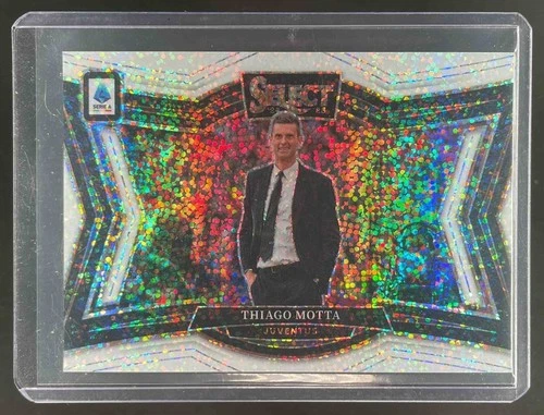 Thiago Motta 2024 Panini Select White Sparkle Prizm #228