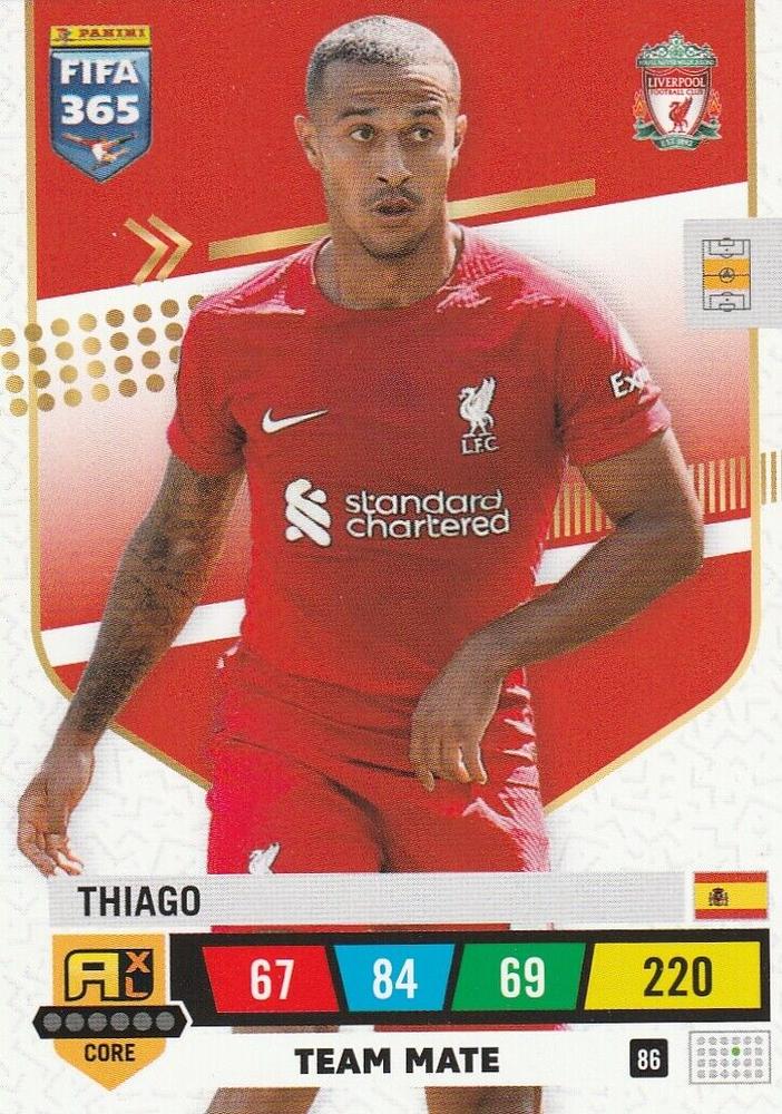Thiago 2023 Panini Adrenalyn XL FIFA 365