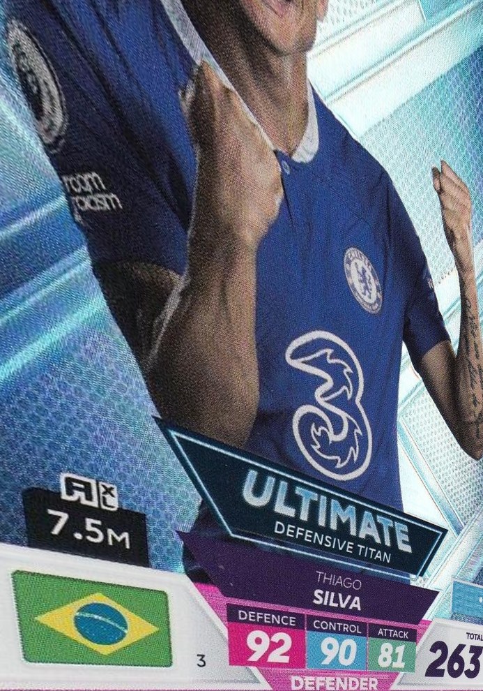 Thiago Silva 2023 Panini Adrenalyn XL Premier League Plus