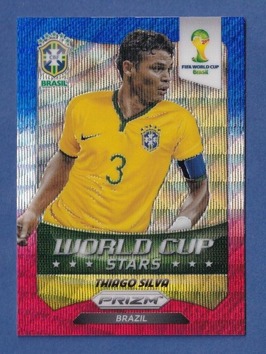 Thiago Silva 2014 Panini Prizm Onda Blu e Rossa