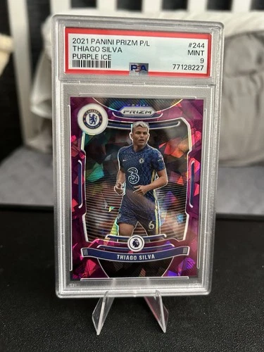 Thiago Silva 2021 Panini Prizm Purple Ice /49