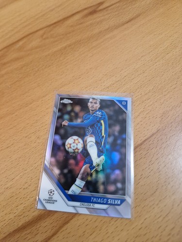 Thiago Silva 2021 Topps UEFA Champions League Chrome Refractor