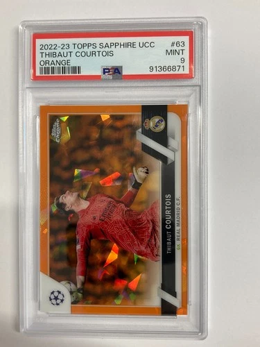 Thibaut Courtois 2022 Topps Chrome Sapphire /50