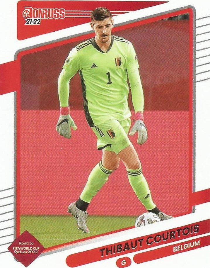 Thibaut Courtois 2021 Panini Donruss Soccer 17