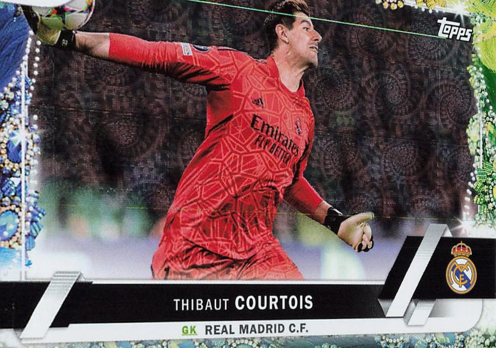 Thibaut Courtois 2022 Topps UEFA Club Competitions Carnaval Edition