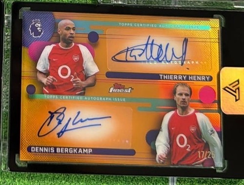 Thierry Henry & Dennis Bergkamp 2026 Topps Finest /25