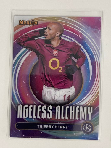 Thierry Henry 2025 Topps Merlin Chrome