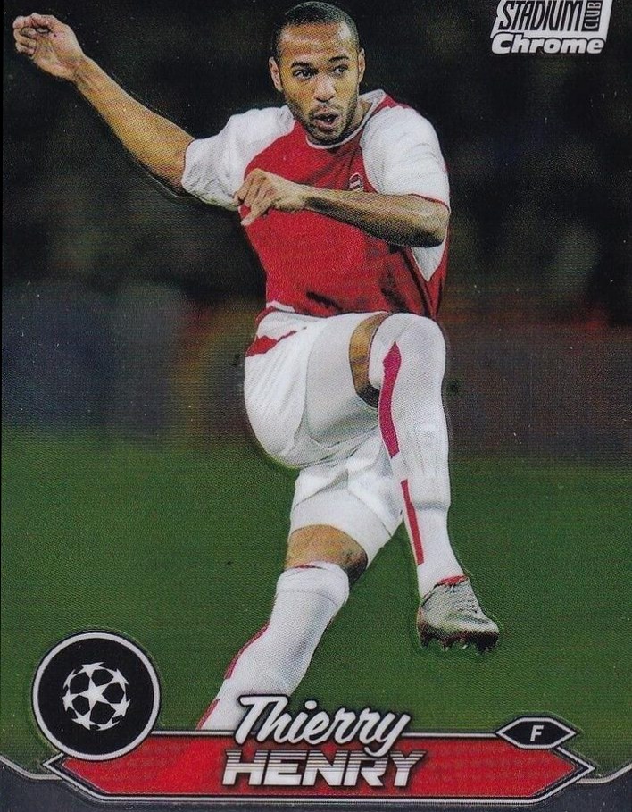 Thierry Henry 2023 Topps Stadium Club Chrome UEFA Champions League