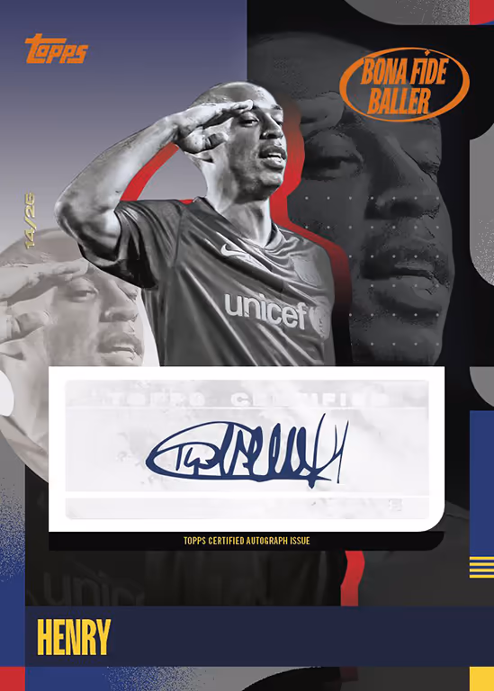 Thierry Henry 2024 Topps Inception UEFA Club Competitions